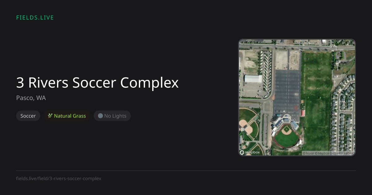 3 Rivers Soccer Complex | Fields.live