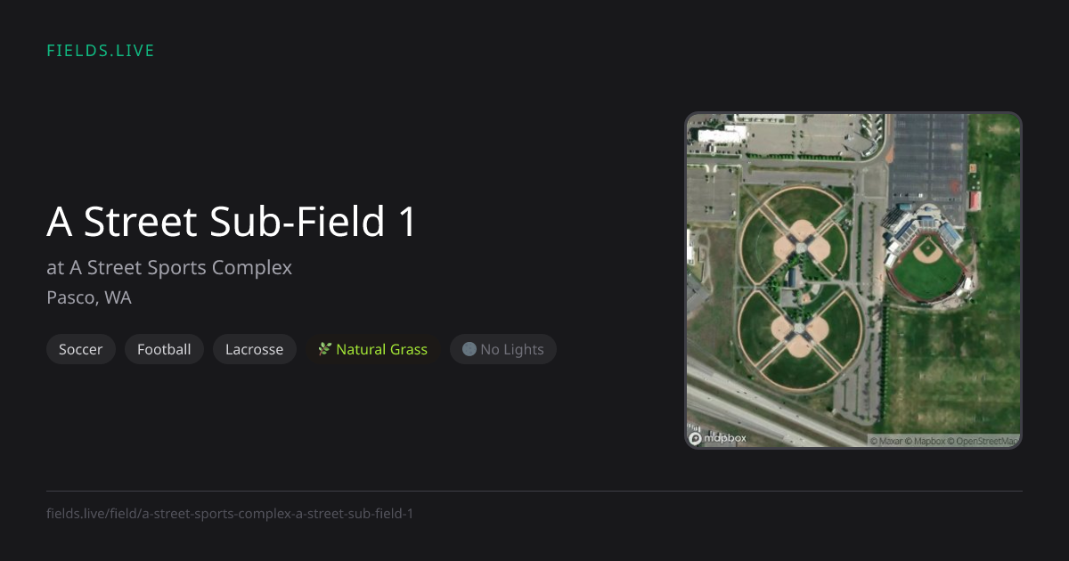 A Street Sub-Field 1 | Fields.live