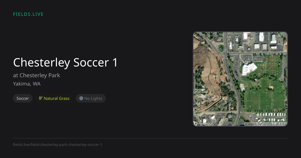 Chesterley Soccer 1 | Fields.live