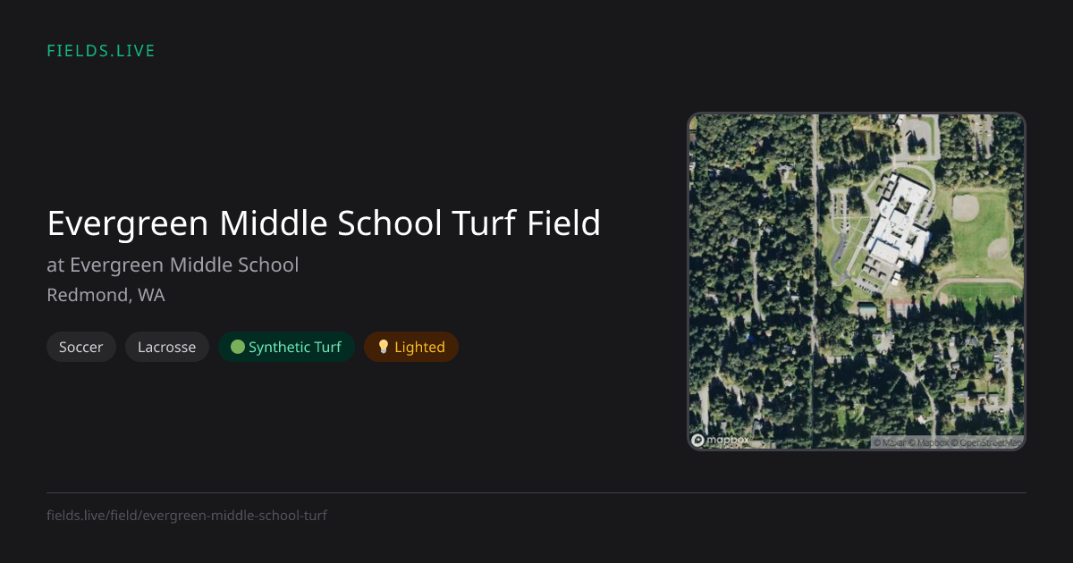 Evergreen Middle School Turf Field | Fields.live