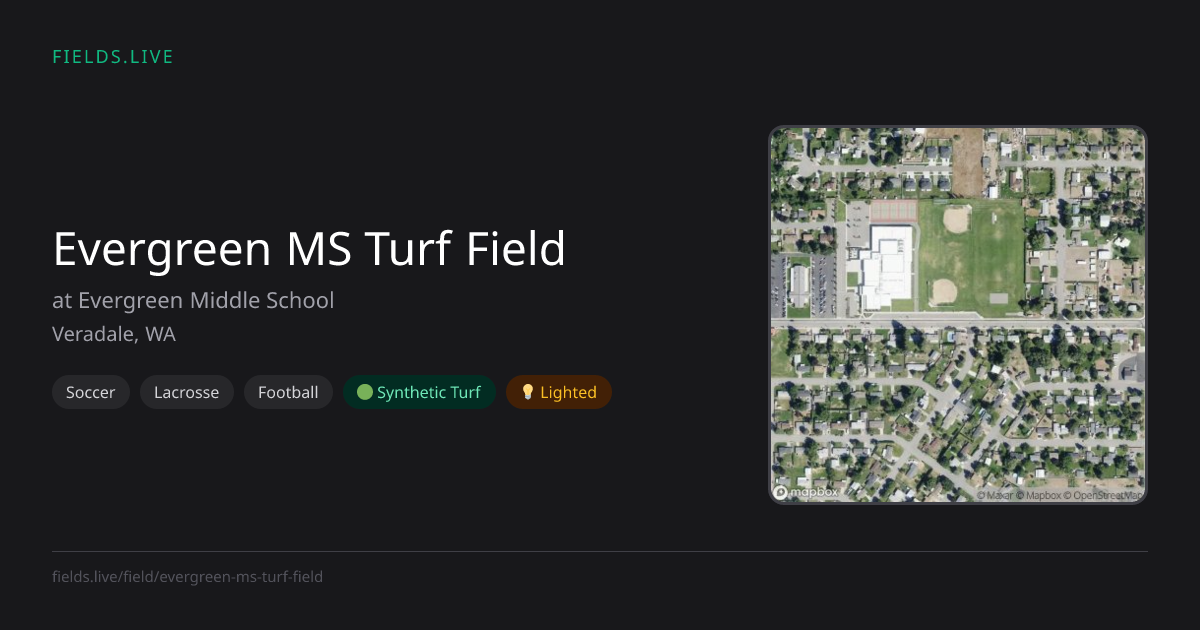 Evergreen MS Turf Field | Fields.live