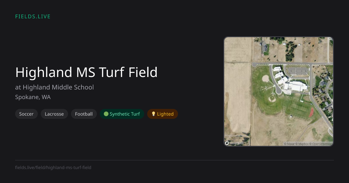 Highland MS Turf Field | Fields.live