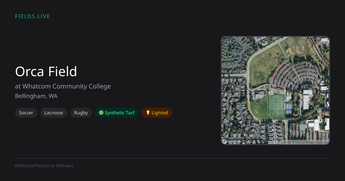 Orca Field | Fields.live