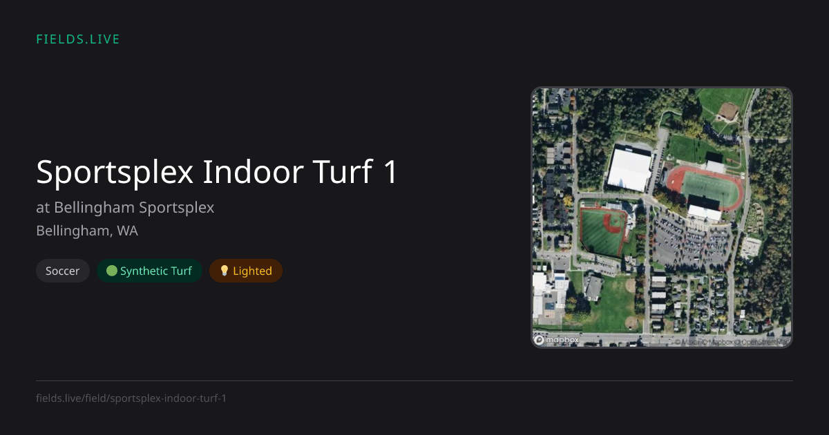 Sportsplex Indoor Turf 1 | Fields.live