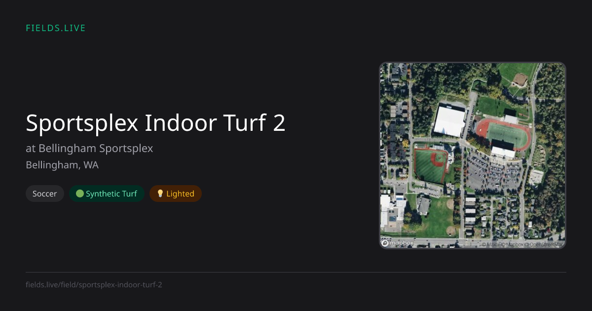Sportsplex Indoor Turf 2 | Fields.live